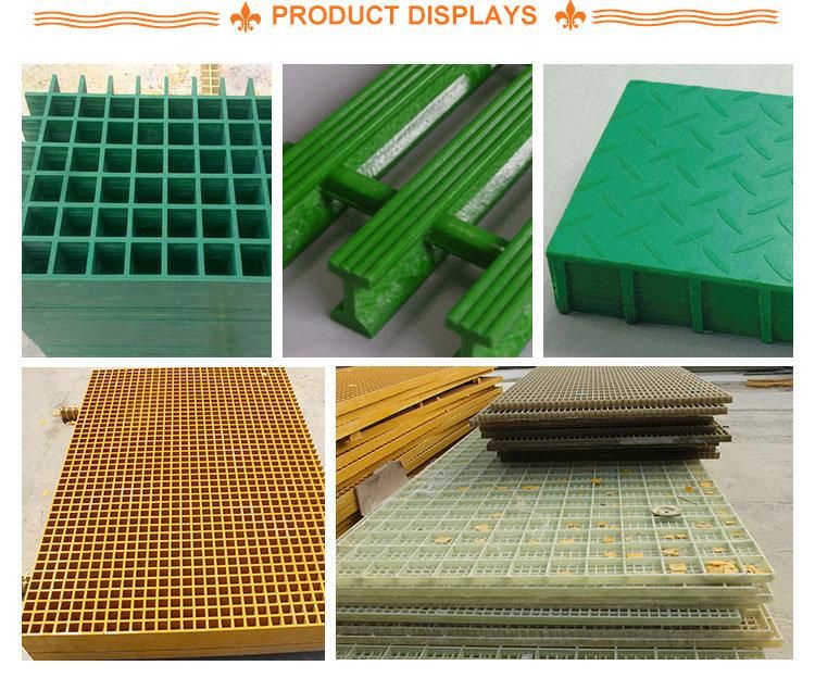 Corrosion Resistant Phenolic Resin Anti Slip FRP Walkway Cover Grating