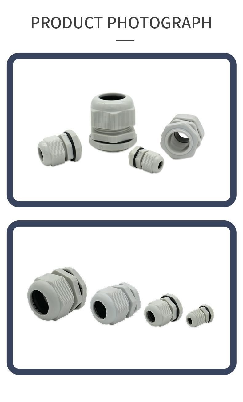 M12 M20 M25 M36 Waterproof Connectors Plastic Nylon Cable Gland