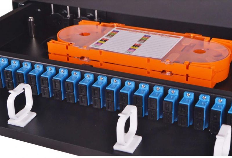 24 Core Wall Mount Optical Distribution Box Fiber Optic ODF