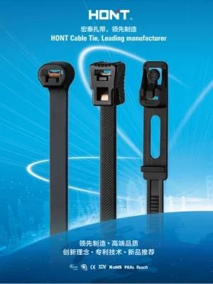 Patented Hta-3.6*300 Nylon Self Loking Cable Tie with SGS