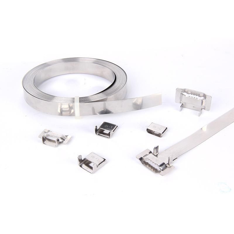 Wholesale 201 304 316 Stainless Steel Band ISO TUV Certificated Strapping Cable Ties Band