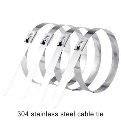 11.5X500mm 304 316 Water Proof Stainless Steel Cable Ties