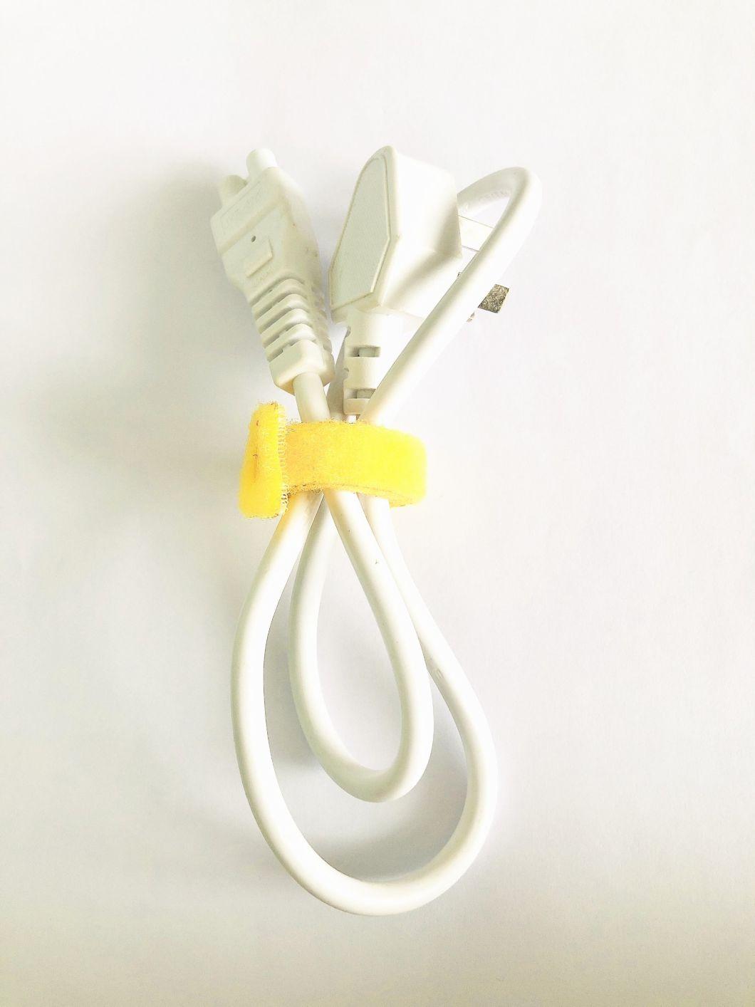 Colorful Flexible Automatic Reusable Carry Self Hook Loop Cable Tie