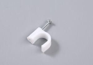 Round Cable Holder Clip with Steel Nail Multi Sizes