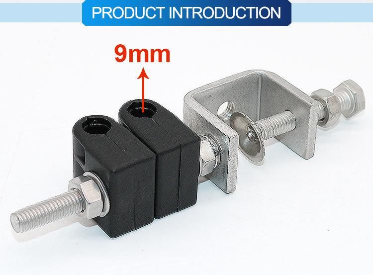 Fiber Optic Feeder Cable Clamps / Rru Cable Clamps
