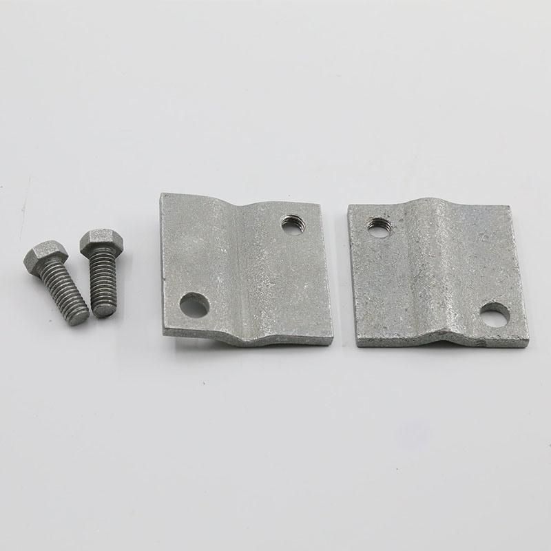 1/4" Hot Dipped Galvanized Crossover Clamp for Messenger Wire