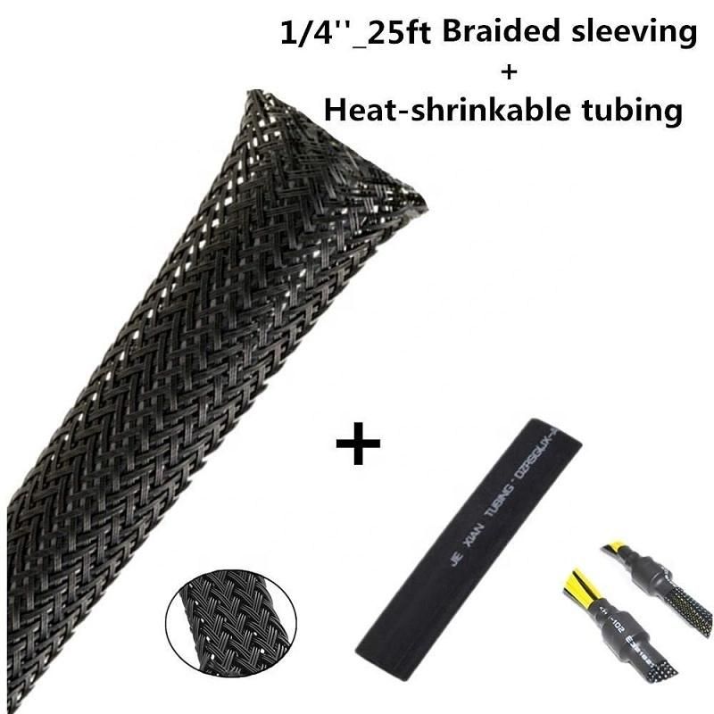 Auto Wire Cable Lot Sleeving Sheathing 10m Pet Expandable Braided Sleeve
