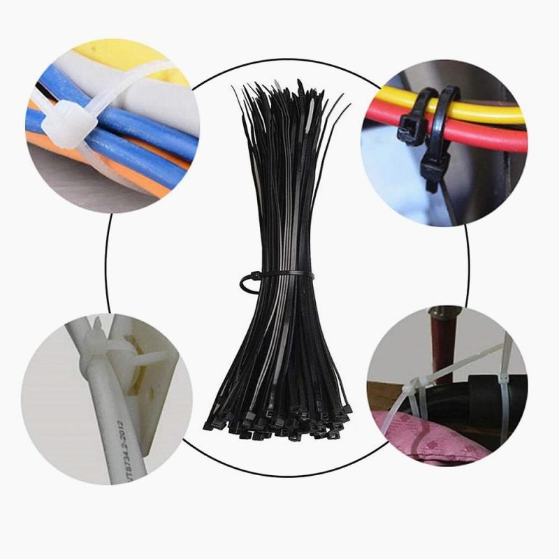 Wholesale Durable Self-Locking Colored Nylon Cable Tie Adjustable Zip Ties