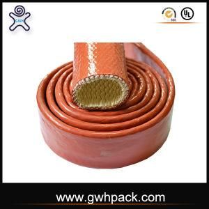 Silicone Rubber Coated E-Grade Fiberglass Fire Sleeve/Hose